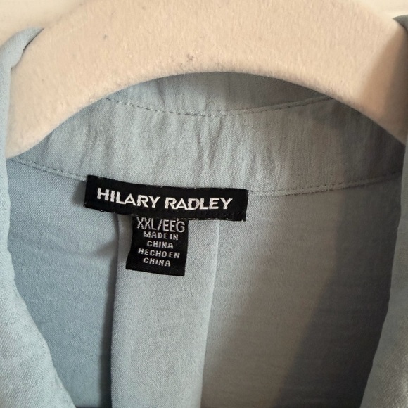 Hilary Radley Sky Blue Shirt - Picture 3 of 3